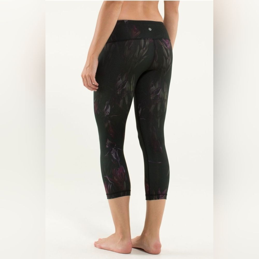 Lululemon Wunder Under Midnight Iris Crop Leggings